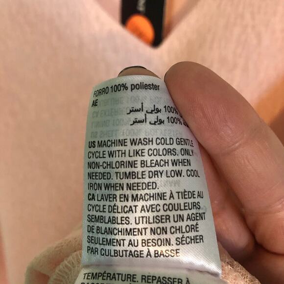 NWT Alfani Women's Medium Light Pink Orange Layered Sleeveless Blouse Dressy - Picture 4 of 6